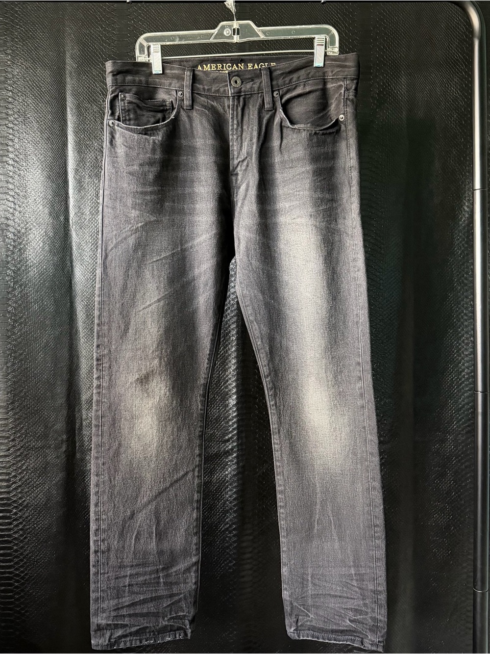American Eagle Outfitters Slim Fit Jeans Size Men’s 32x30 Faded Black Wash Denim